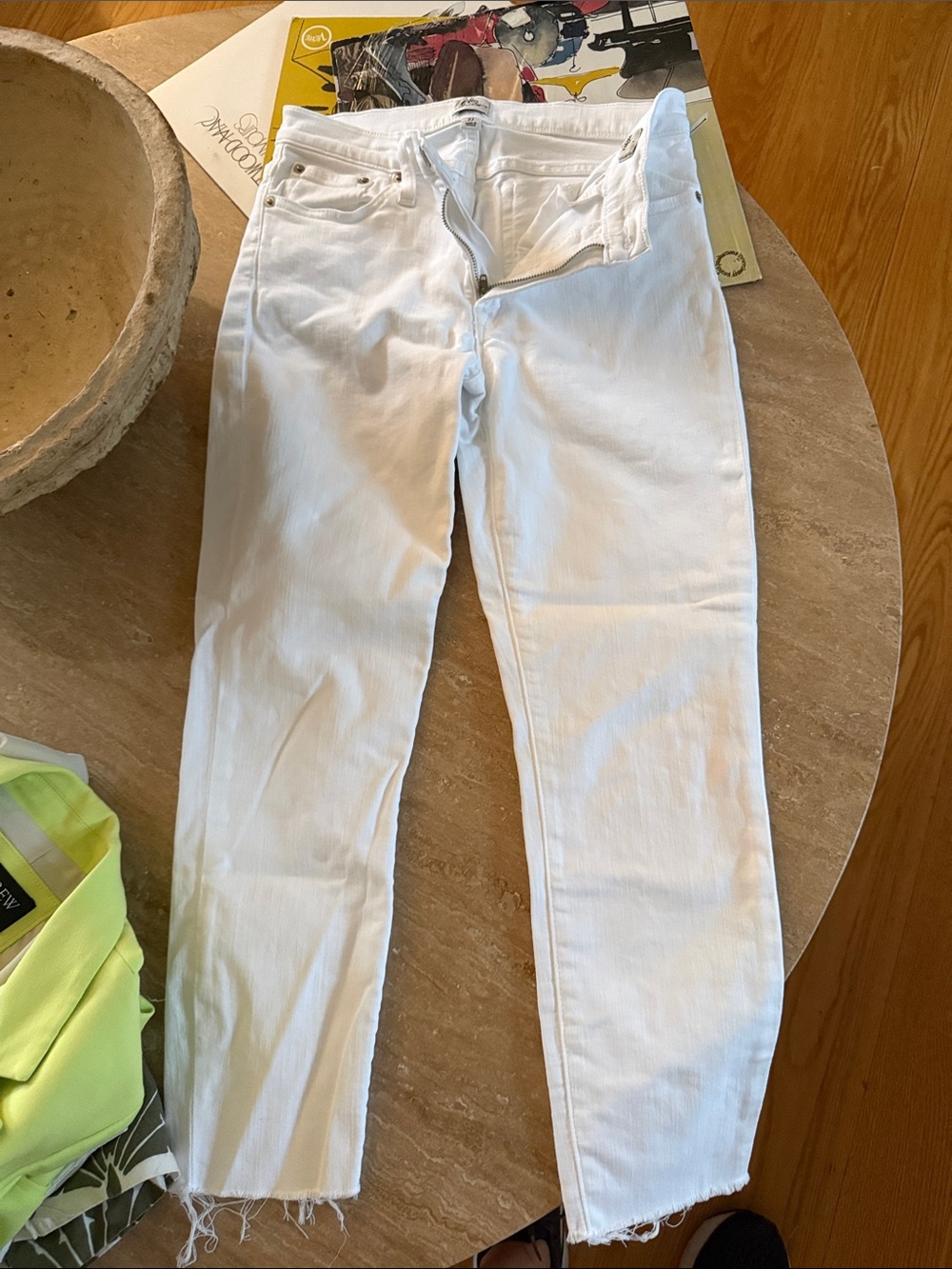 J. Crew White Skinny Jeans